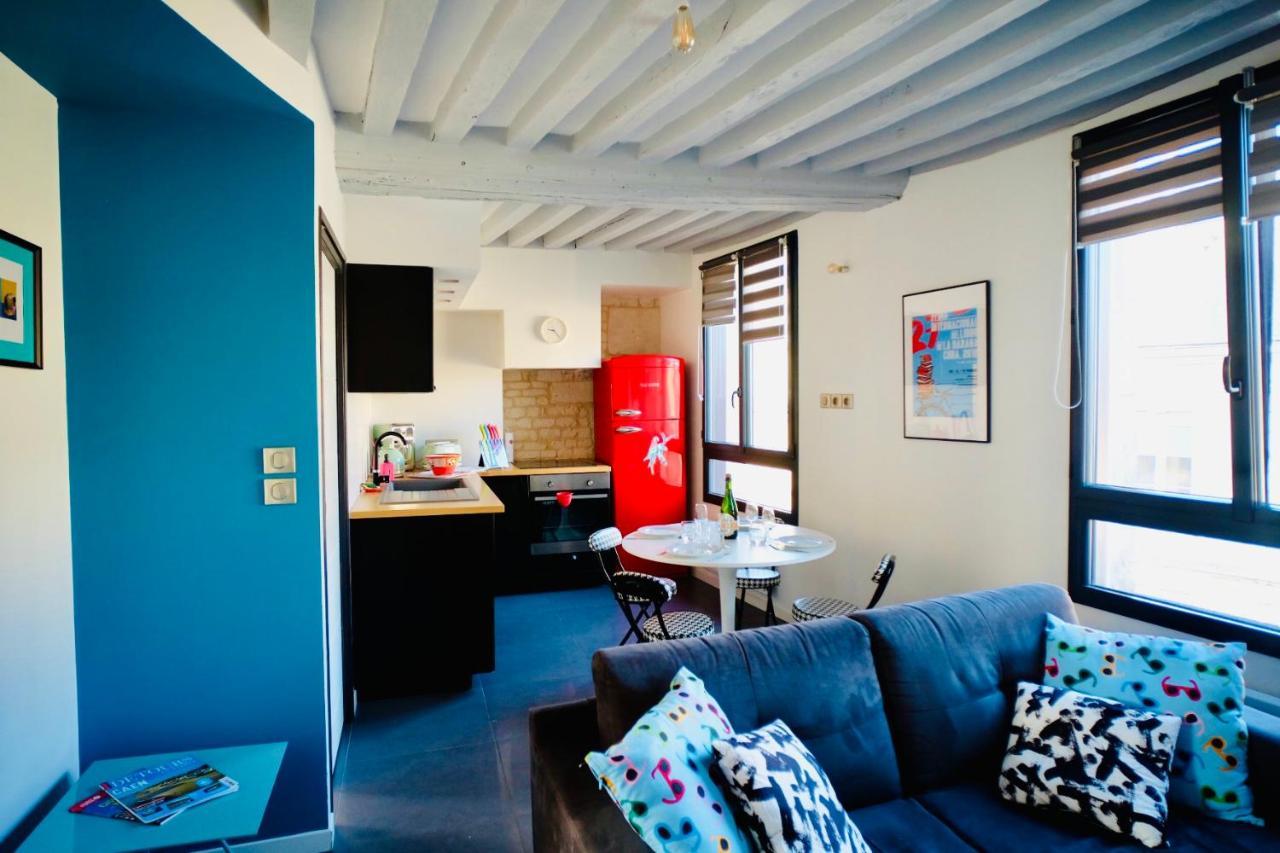 Le Perroquet Fringant, Rue Pietonne Et Quartier Historique Apartment Caen Bagian luar foto